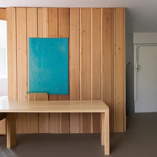 

Une photo d'un meuble en bois peint, montrant un travail de peinture soigné et précis, avec des couleurs vives et des détails décor