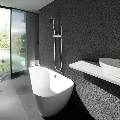 

Une image d'une salle de bain moderne avec une douche à l'italienne remplaçant une baignoire, montrant comment une douche peut être installée à la