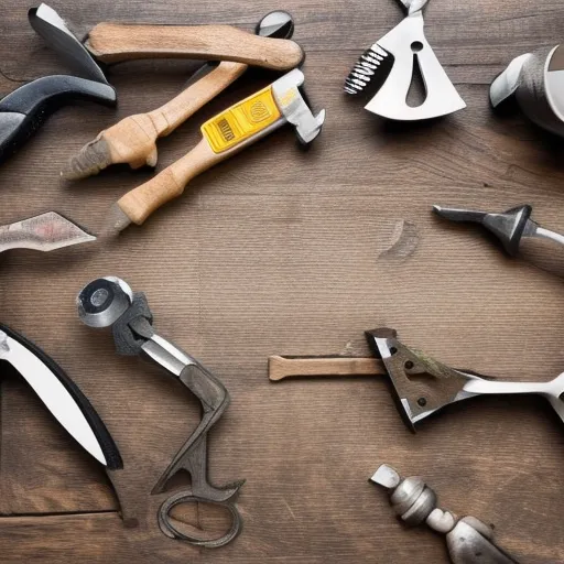 

L'image illustrerait une boîte d'outils complète, contenant des outils variés et essentiels pour le bricolage et la rénovation, tels que des tourne
